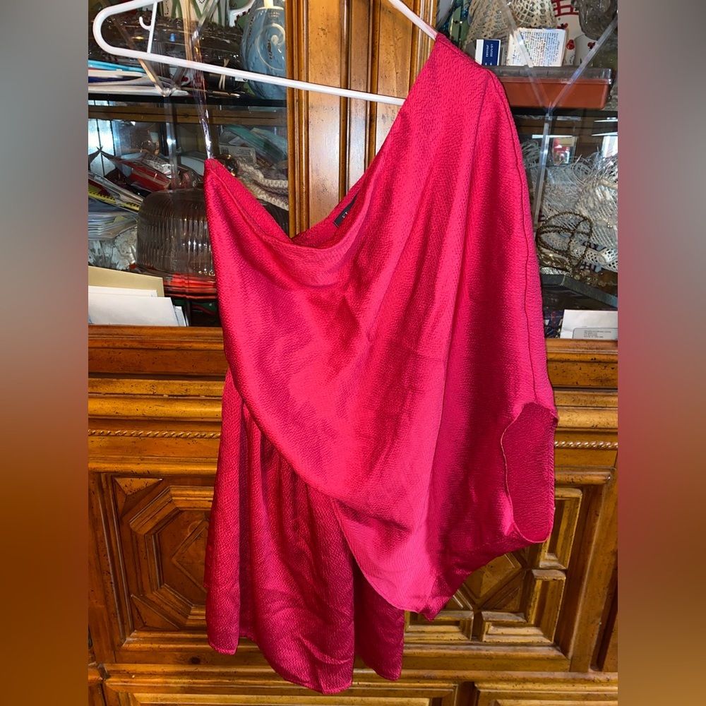 Hot pink dress